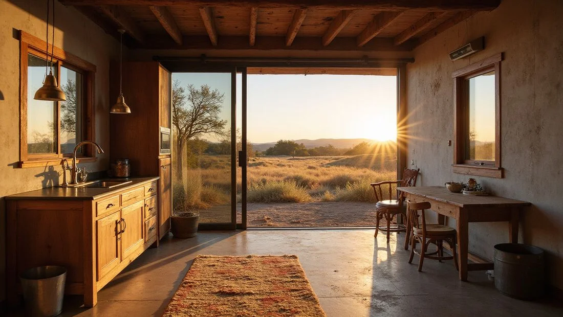 Owner-supplied labor finishing a container home interior